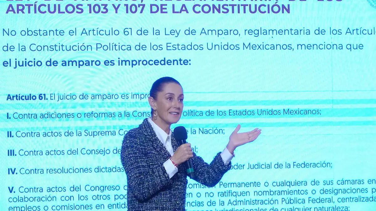 Claudia Sheinbaum-Reforma Poder judicial 